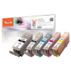 Peach Combi Pack s čipem kompatibilní s Canon PGI-525, CLI-526 314256