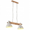 Industriálna závesná lampa, 25 W, strieborná, 109 cm, E27