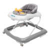 BABY MIX Detské chodítko s volantom a silikónovými kolieskami tmavo sivý 44x50x50 sivá