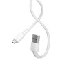 Dátový kábel REMAX Zeron RC-179m - USB na Micro USB - 2,4A 1 meter biely