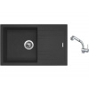 Set Sinks LINEA 780 N Granblack + batéria Sinks MIX 3 S Chróm