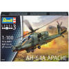Revell AH-64A Apache Model Set vrtuľník 1:100, 56 dielov (Revell AH-64A Apache 1:100, 14,6x14,4cm, Model No.: 04985)