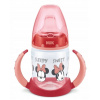 NUK dojčenská fľaša First Choice Temperature Control Disney 150ml. Červená ks