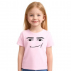 Man face – pre fanúšikov hry Roblox - detské tričko s potlačou - Tričkový | 12 | 14 | Ružový