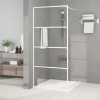 Sprchová zástěna walk-in bílá 90 x 195 cm čiré ESG sklo Bílá 152141