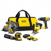 Sada elektrického náradia 4-V 18V Fatmax V20 Stanley SFMCK412MDS