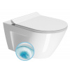 GSI NORM závesná WC misa, GeniusFlush, 36x55cm, biela ExtraGlaze, 862111