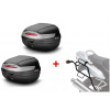 Shad bočné kufre s montážnou sadou Side master SHAD SH37 čierna HONDA CBF 1000
