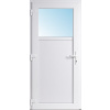Soft Lacné biele vstupné plastové dvere Easy