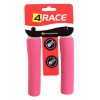 Gripy 4RACE penové tvrdené 130mm ružové