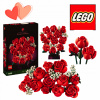 LEGO ICONS 10328 Kytica ruží + Lego pre dospelých a deti 2024 v elektronickej podobe (Kytica ruží 4v1 Lego ikony 10328 | Kvety | Lego kvetinová kytica + bonusy)