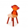 Tidlo Židle dřevěná Animal opička
