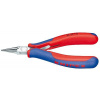Kliešte pre elektr. guľaté Knipex 115mm PVC