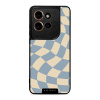 Lesklý kryt Mobiwear Glossy - Motorola Edge 50 Neo - GA59G Modrá a béžová šachovnice (Prémiové lesklé pouzdro, obal, kryt Mobiwear Glossy na mobil Motorola Edge 50 Neo - GA59G Modrá a béžová šachovnic