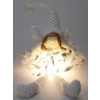 Vianočné dekorácie Svetelný andel, 60 cm