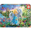 Educa Puzzle The Princess and the Unicorn 1000 dielov a fix lepidlo 17654