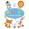 Dolepuj zvířátka / zvieratká - modrý sešit / modrý zošit