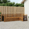 Rohová sofa sada 4 pcs Přírodní Masivní akátové dřevo 3384350