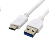 C-TECH kabel USB 3.0 AM na USB-C kabel (AM/CM), 1m, bílý CB-USB3C-10W