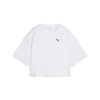 Dámske Tričko s krátkym rukávom PUMA WARDROBE ESS OVERSIZED SHORT TEE 62974302 – Biela
