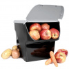 VILDE Úložný box na zemiaky a cibuľu s vetraním, VEGBOX sivý (14l - 10kg zemiakov)