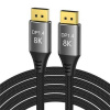 PremiumCord DisplayPort 1.4 přípojný kabel 32,4Gbit/s, rozlišení 8K, kovové a zlacené konektory, 3m kport13-03