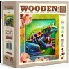 Wooden city - Puzzle Farebná žaba drevená - 250 dielov