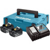 Makita MakPack napájecí sada 18V DC18RC nabíječka + 2x 3,0Ah BL1830B baterie (197952-5)