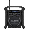 Sangean U-4 DBT plus A500422 odolné rádio, DAB plus , FM, AUX, Bluetooth, USB, s USB nabíječkou, s akumulátorem, vodotěšné, nárazuvzdorné, černá