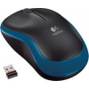 Logitech Wireless Mouse M185 nano, modrá 910-002239