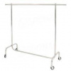 Štender/stojan na šaty 1001B výška 155 cm, šírka 100-160 cm, kovové kolieska