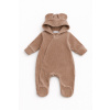 G-baby Dojčenský manchesterový overalek Teddy - béžový Veľ. 62
