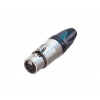 NEUTRIK NC5FXX, káblový XLR konektor, samica, 5-pin silver