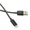 C-Tech CB-APL-20B USB 2.0 Lightning (IP5 a vyšší) nabíjací a synchronizačný kábel, 2m, černý