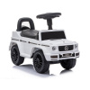 LEAN TOYS Odrážadlo autíčko Mercedes G-Class s klaksónom biele