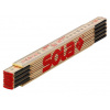 H2/10 - dřevěný skládací metr 2m SOLA 53010201