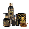 Sada 1+2 ZADARMO, EDP + tekuté mydlo + sprchový gél OBSIDIAN BLACK, 100 ml + 320 ml + 320 ml