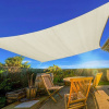 ModernHome Square Shade Sail Waterproof Canopy 3 x 3 m šedá