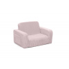 SHAPPY SHAPPY Detské rozkladacie penové kreslo LUMI menčester Farba: Candy