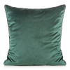 Zamatová obliečka na vankúš GAJA 2 - tmavozelená