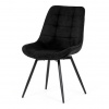 BONTEC Jedálenská stolička, čierna, látka, HC-T1130 BK2 Farba: Čierna