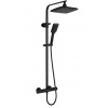Termostatická sprchová súprava Rea Tom, čierna, REA-P7101
