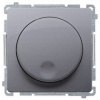 Jednopólový vypínač s časovačom, Klasický, Zapustený Kontakt-simon strieborný BMCR10T.01/21