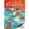 VK 3D Omaľovánky Pavúk netopier a mačička
