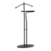 Autronic 83213 BK Nemý sluha, výška 110 cm, masív kaučukovník, čierne morenie, kov čierny