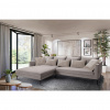 Livetastic ROHOVÁ SEDAČKA, textil, taupe - Sedačky - 000694008507