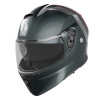 Prilba AGV STREETmodular RESIA Matt Grey Silver Red Veľkosť: XXL (62-63 cm)