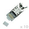 DATACOM konektor RJ45 STP CAT7(6A) 8p8c drôt(10ks), 4146