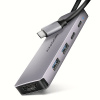 AXAGON HMC-5H60, USB 5Gbps hub, porty 2x USB-A, 1x USB-C, HDMI 4k/60, PD 100W, kabel USB-C 15cm HMC-5H60