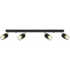 Sollux Lighting Nero stropné svietidlo 4x40 W čierna-zlatá SL.1072